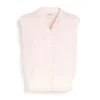 Women Barrie Sleeveless cashmere cardigan
