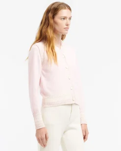 Women Barrie Sleeveless cashmere cardigan
