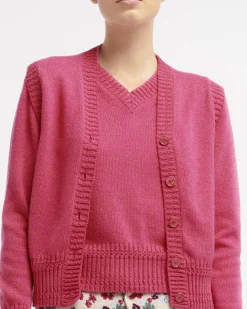 Women Barrie Sleeveless cashmere vest