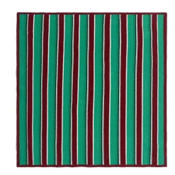 Women Barrie Striped cashmere and cotton foulard