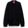 Women Barrie Striped cashmere jumper