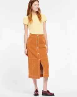 Women Barrie Striped top in cashmere, alpaca and silk