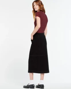 Women Barrie Striped top in cashmere, alpaca and silk