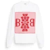 Women Barrie Sweatshirt with logo cashmere patch