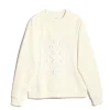 Women Barrie Sweatshirt with logo cashmere patch