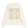 Women Barrie Sweatshirt with logo cashmere patch
