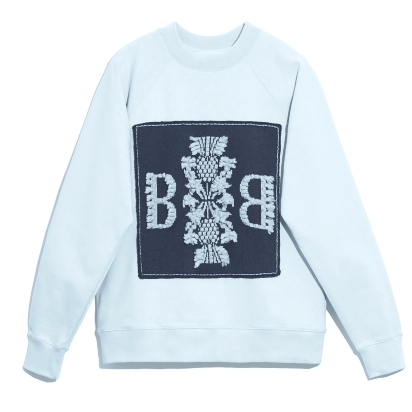Women Barrie Sweatshirt with logo cashmere patch