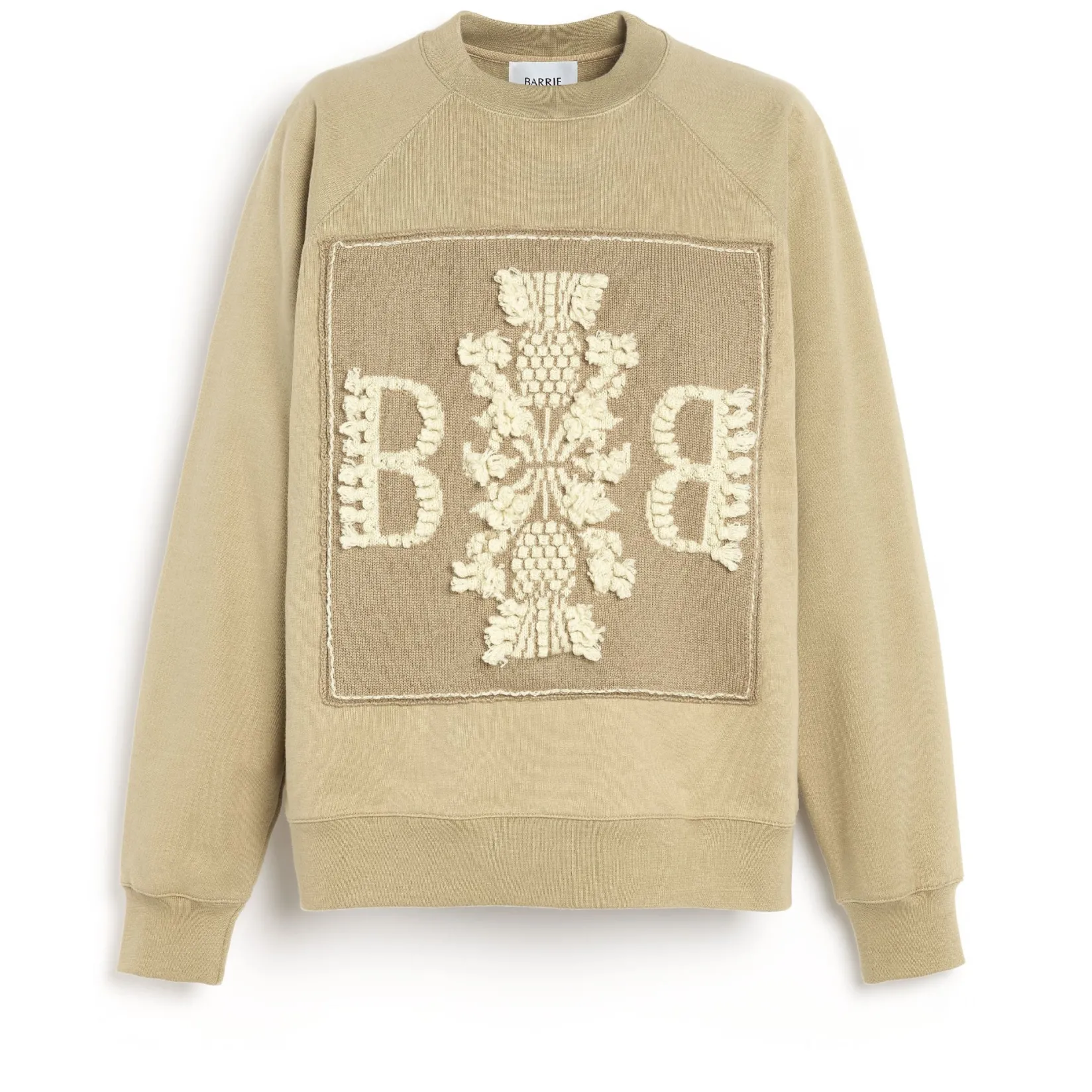 Barrie Sweatshirt with logo cashmere patch
