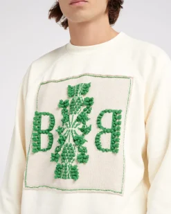 Women Barrie Sweatshirt with logo cashmere patch