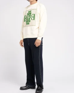 Women Barrie Sweatshirt with logo cashmere patch