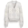 Women Barrie Tartan cashmere cardigan with B logo