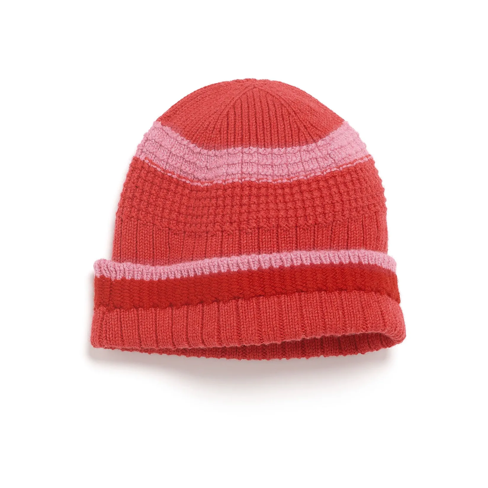 Women Barrie Textu beanie hat in cashmere