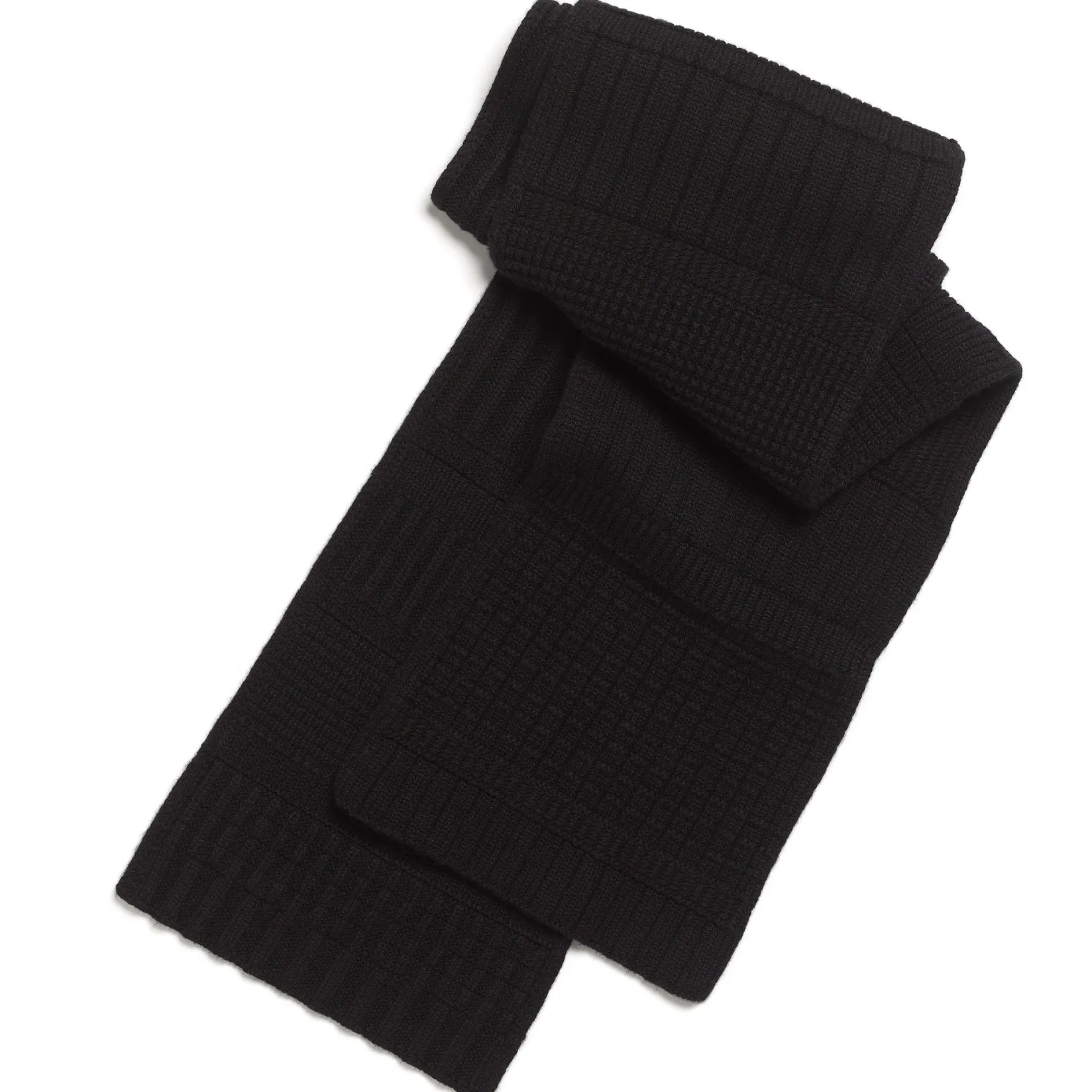 Women Barrie Textured cashmere scarf