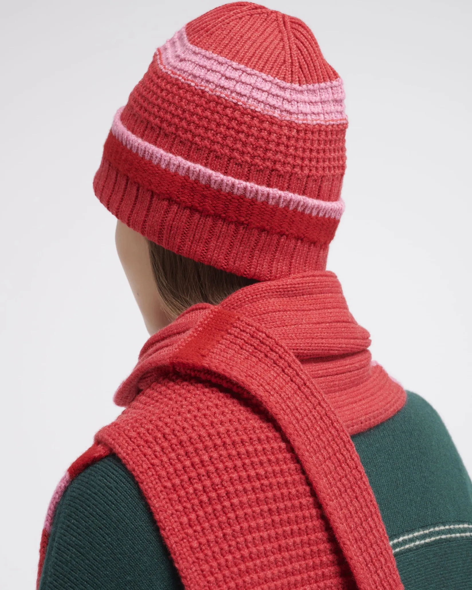 Women Barrie Textu cashmere scarf