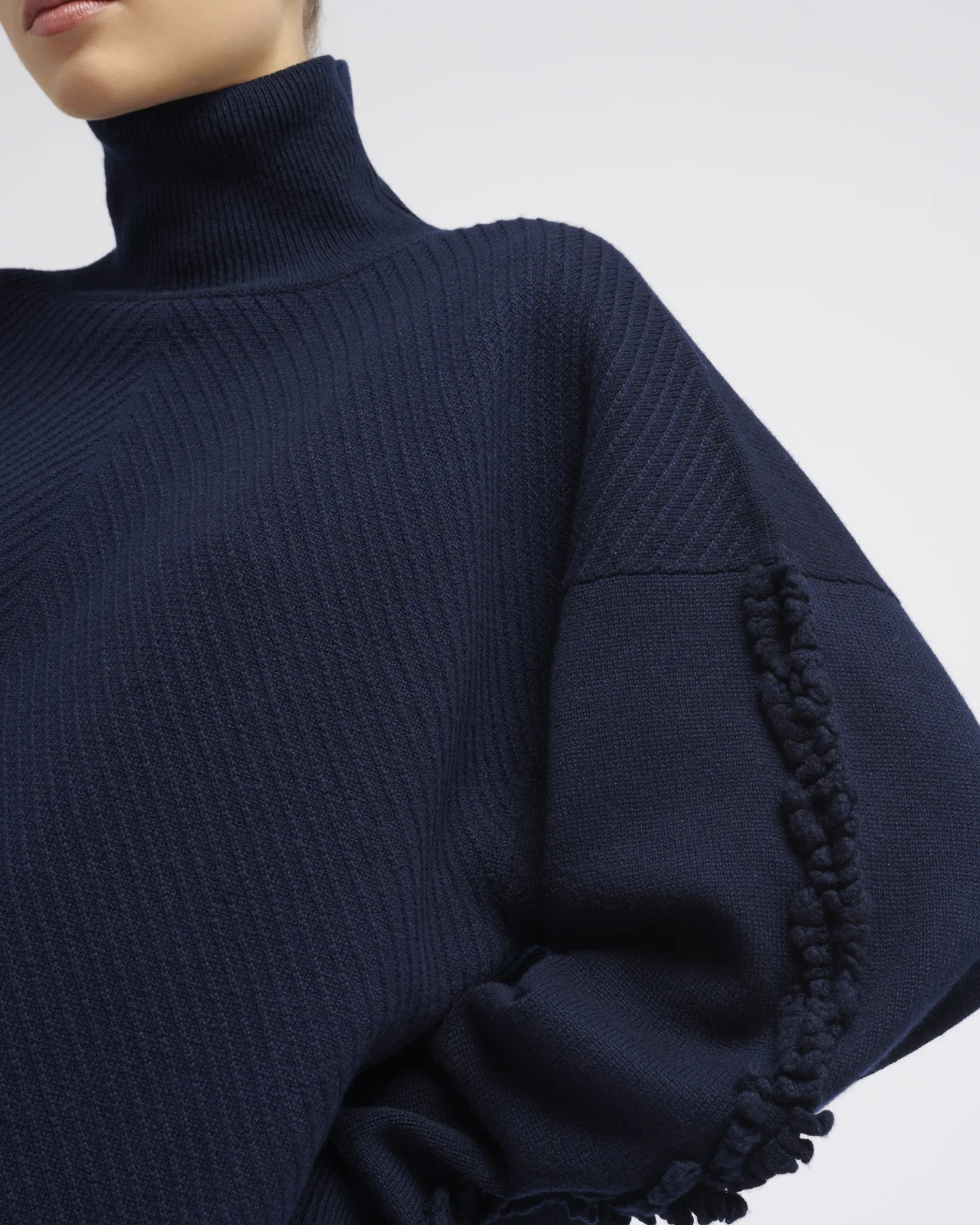Women Barrie Timeless roll-neck cashmere jumper