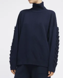 Women Barrie Timeless roll-neck cashmere jumper