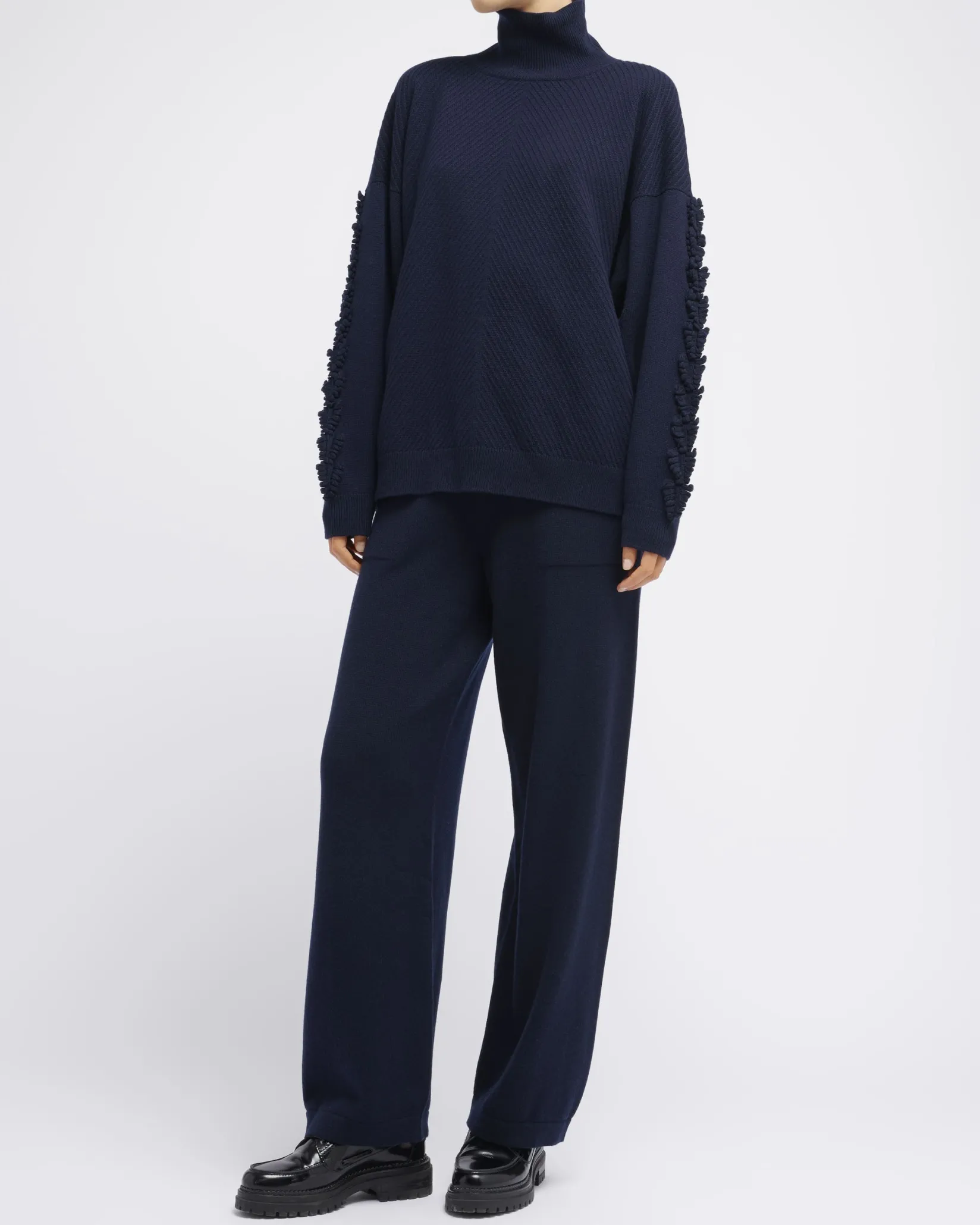 Women Barrie Timeless roll-neck cashmere jumper