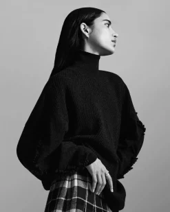 Women Barrie Timeless roll-neck cashmere jumper