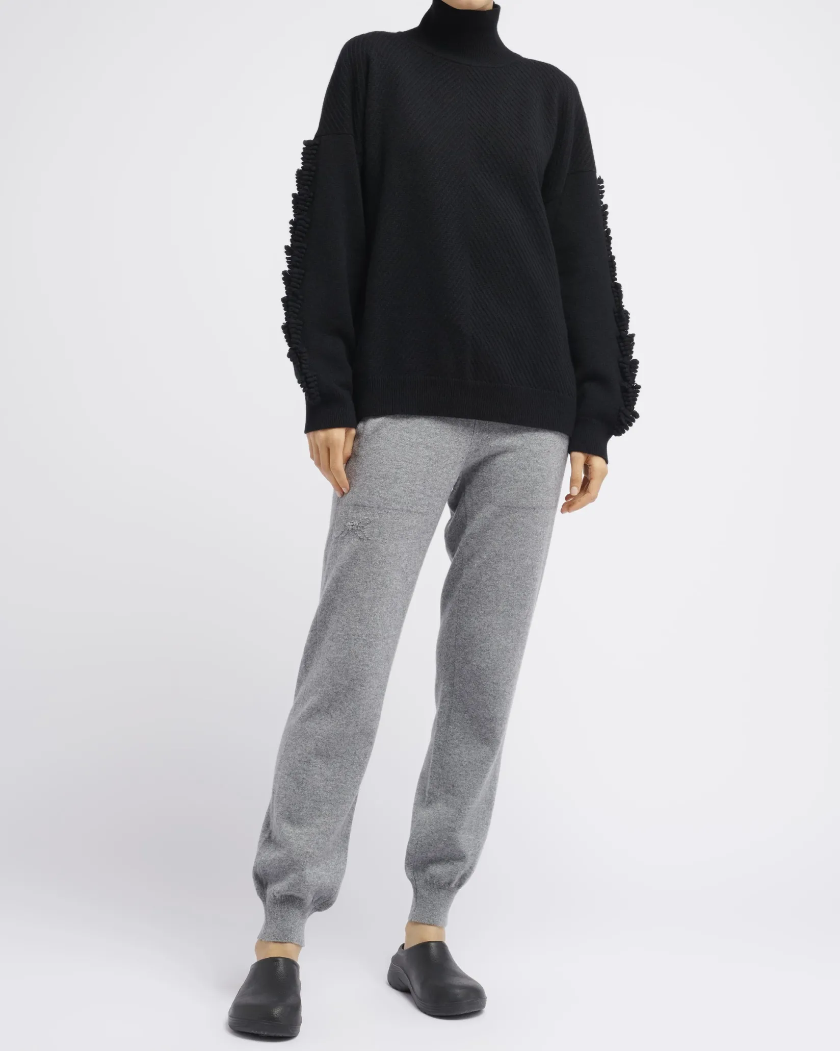 Women Barrie Timeless roll-neck cashmere jumper