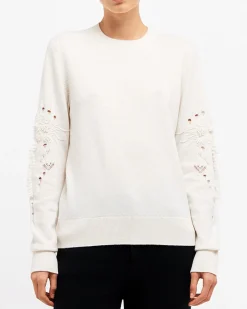 Women Barrie Timeless round-neck cashmere jumper