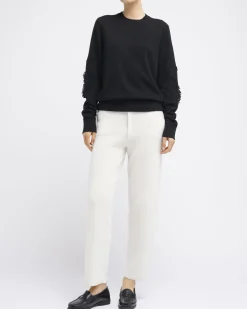 Women Barrie Timeless round-neck cashmere jumper