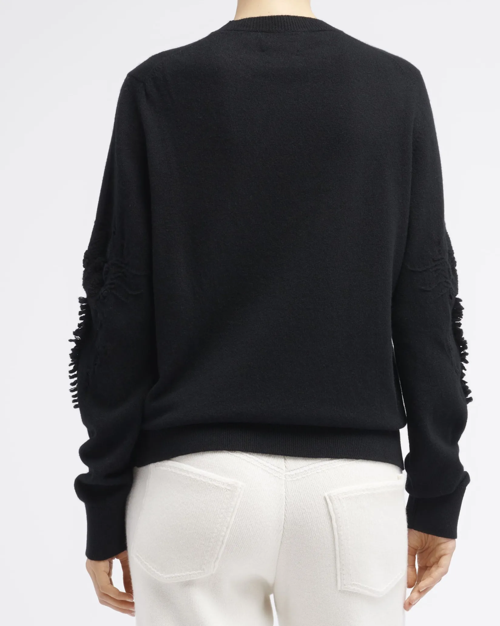 Women Barrie Timeless round-neck cashmere jumper
