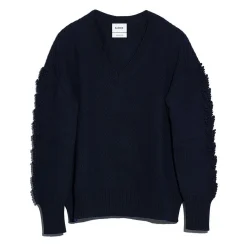 Women Barrie Timeless V-neck cashmere jumper