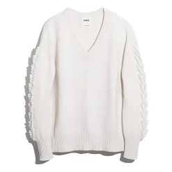 Women Barrie Timeless V-neck cashmere jumper