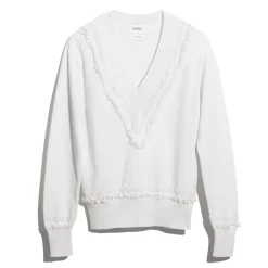Women Barrie Timeless V-neck cashmere jumper