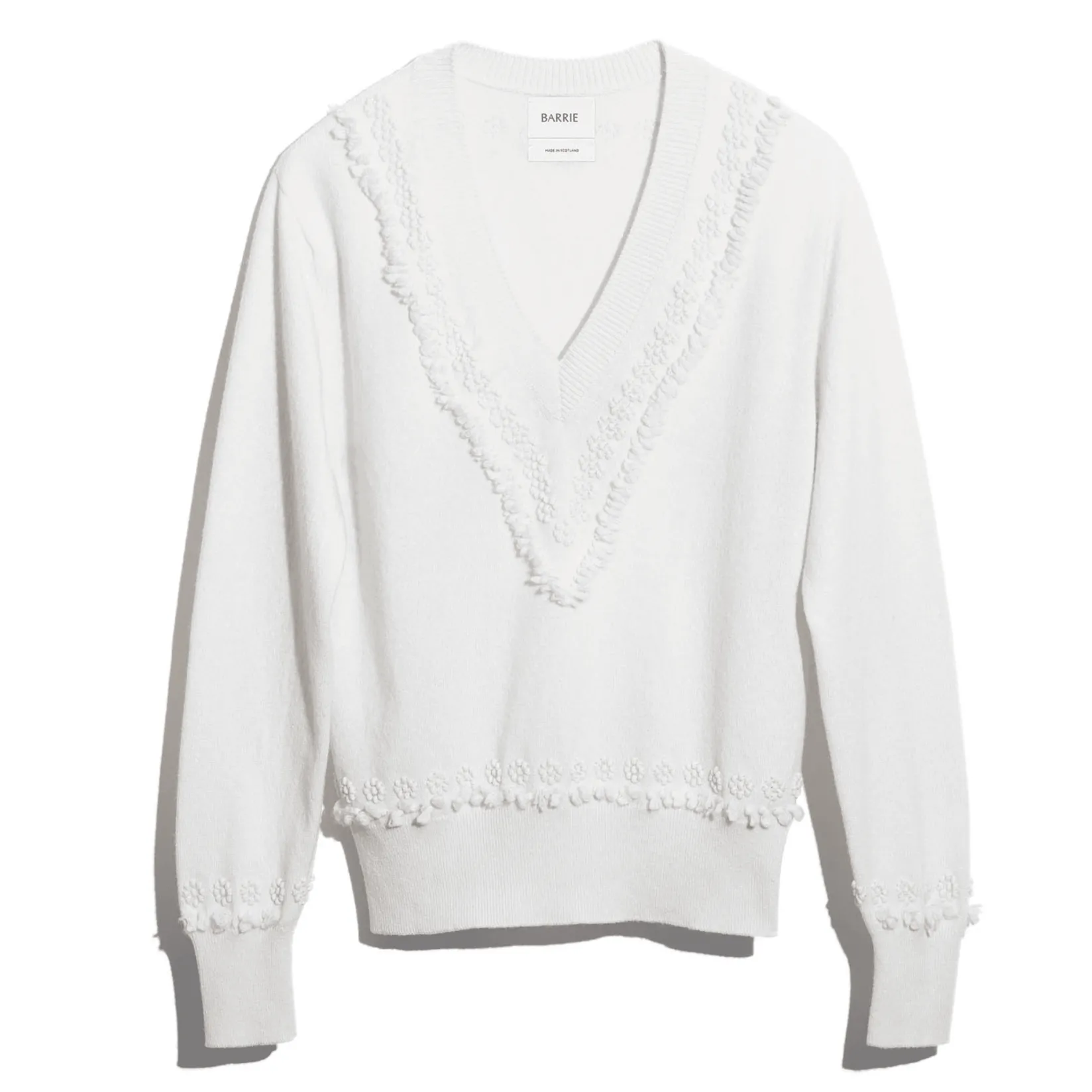 Women Barrie Timeless V-neck cashmere jumper