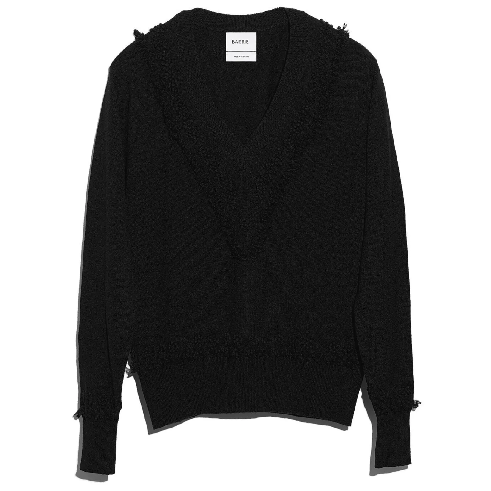 Women Barrie Timeless V-neck cashmere jumper