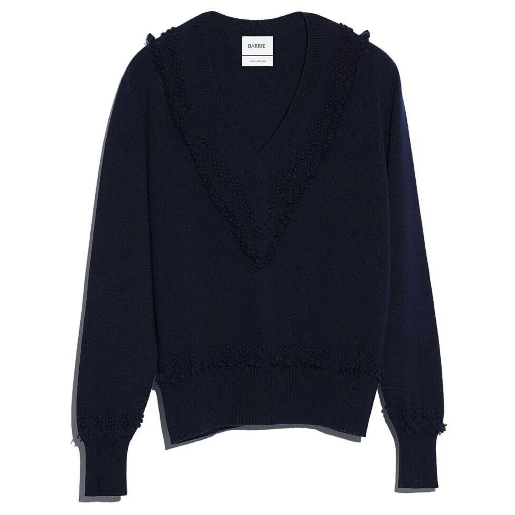 Women Barrie Timeless V-neck cashmere jumper