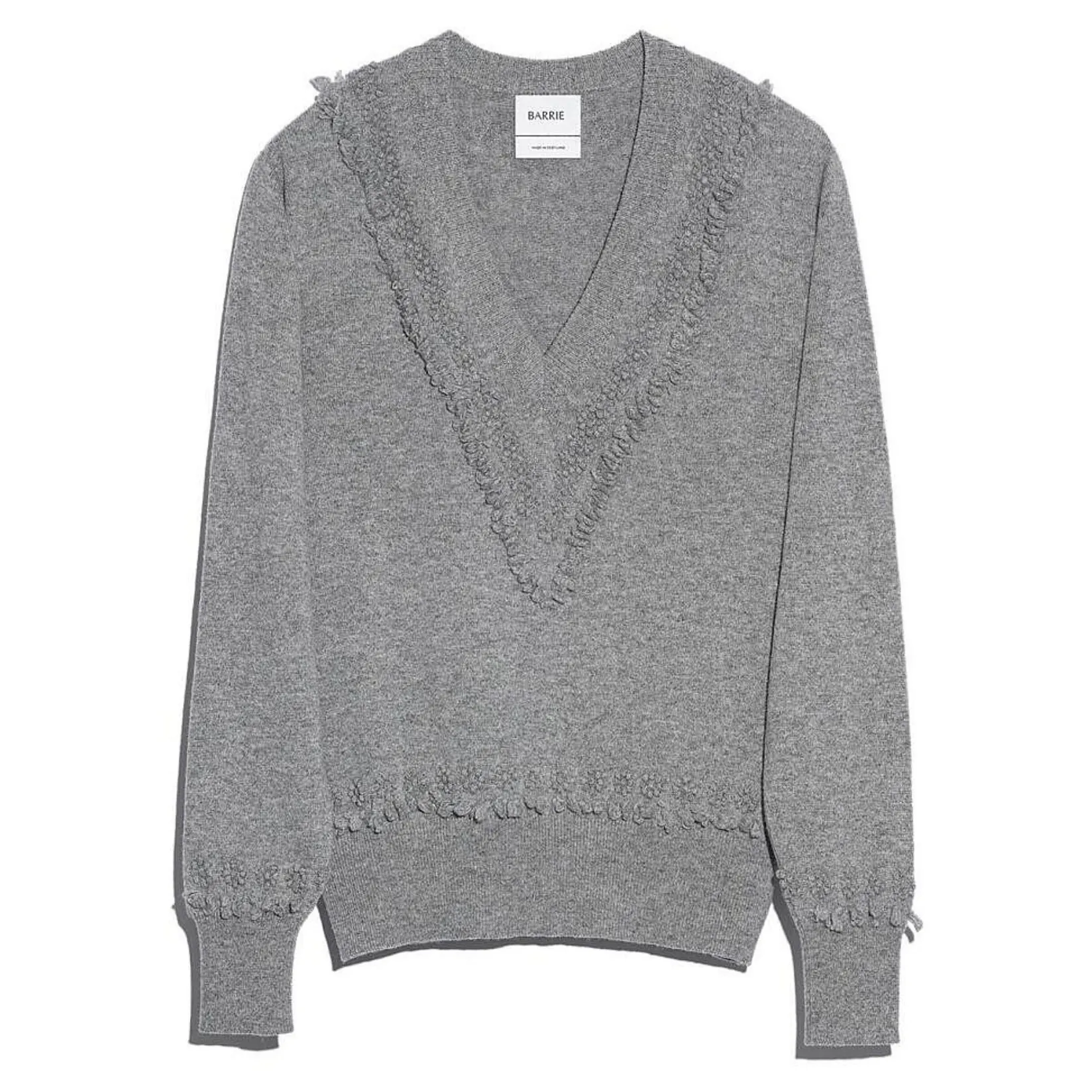 Women Barrie Timeless V-neck cashmere jumper