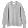Women Barrie Timeless V-neck cashmere jumper