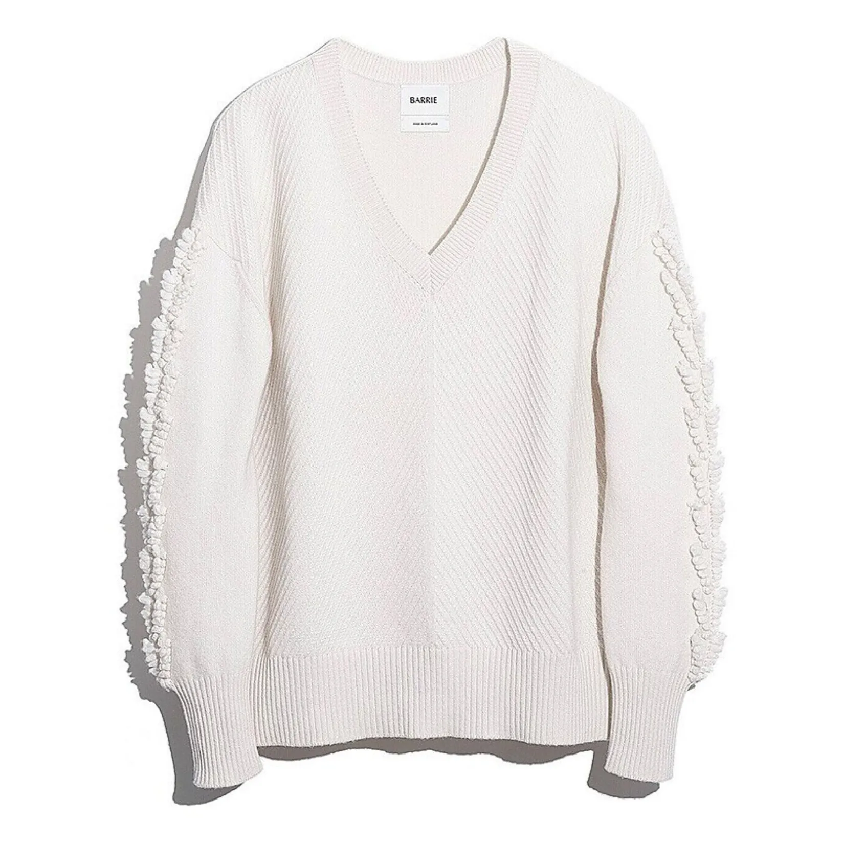 Women Barrie Timeless V-neck cashmere jumper