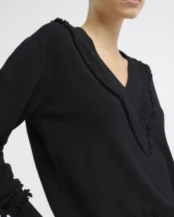 Women Barrie Timeless V-neck cashmere jumper