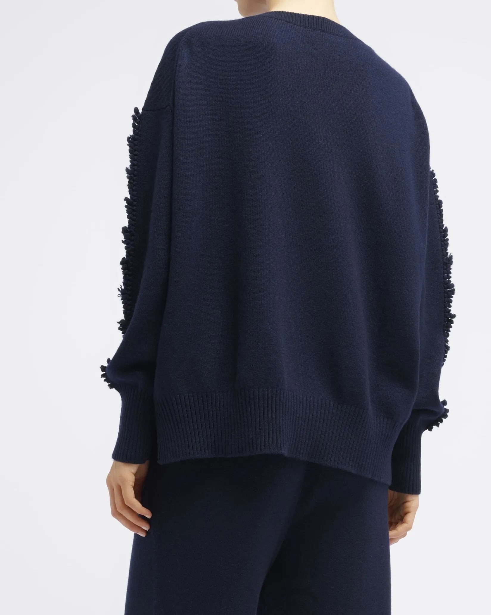 Women Barrie Timeless V-neck cashmere jumper