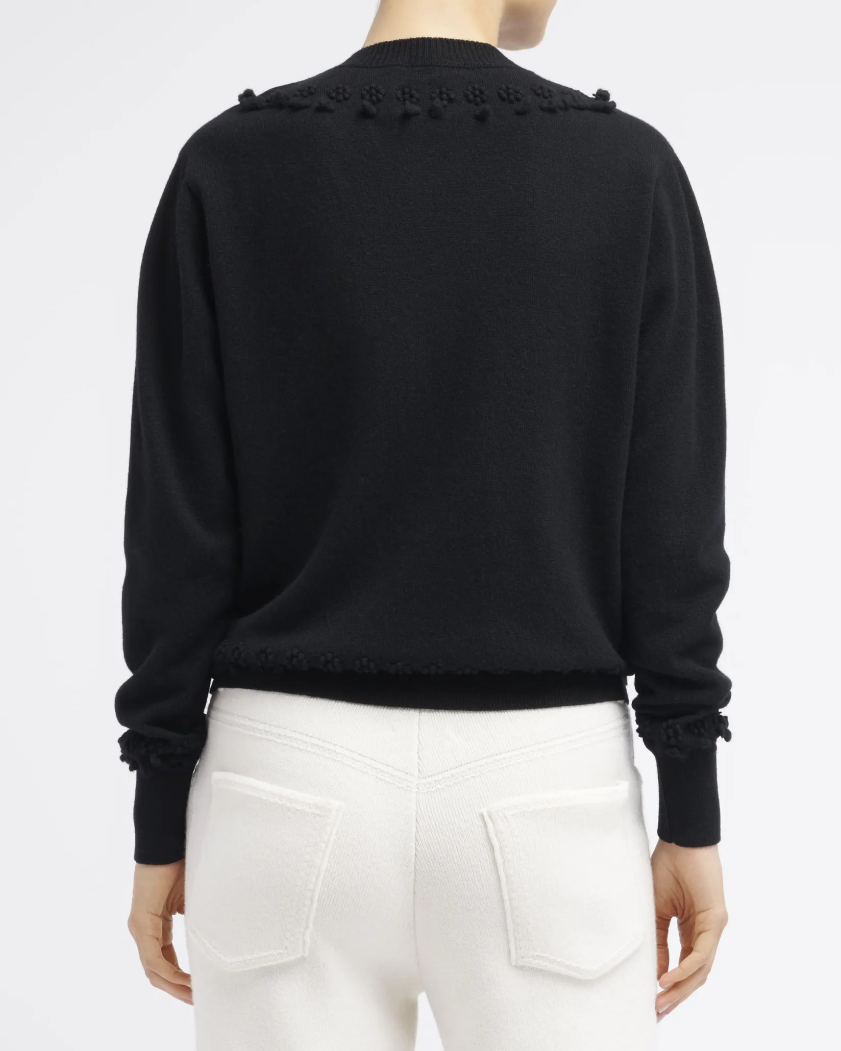 Women Barrie Timeless V-neck cashmere jumper