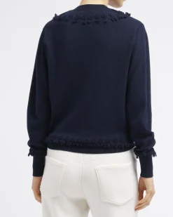 Women Barrie Timeless V-neck cashmere jumper