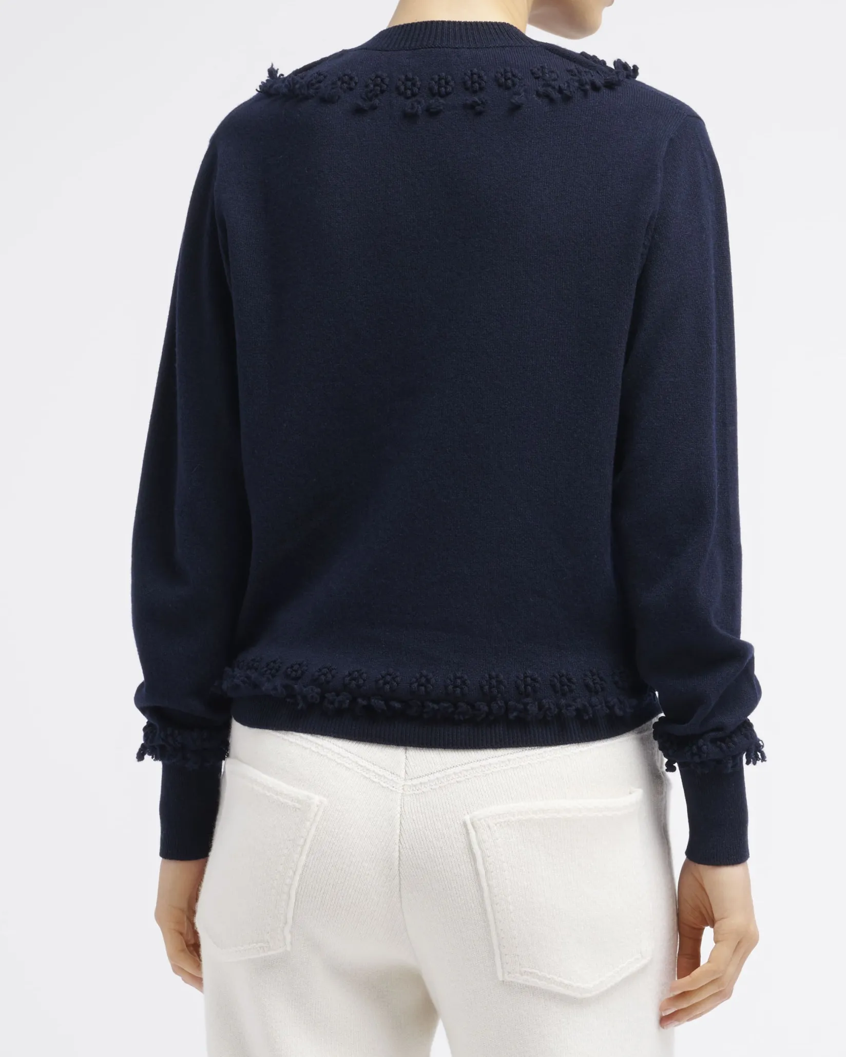 Women Barrie Timeless V-neck cashmere jumper