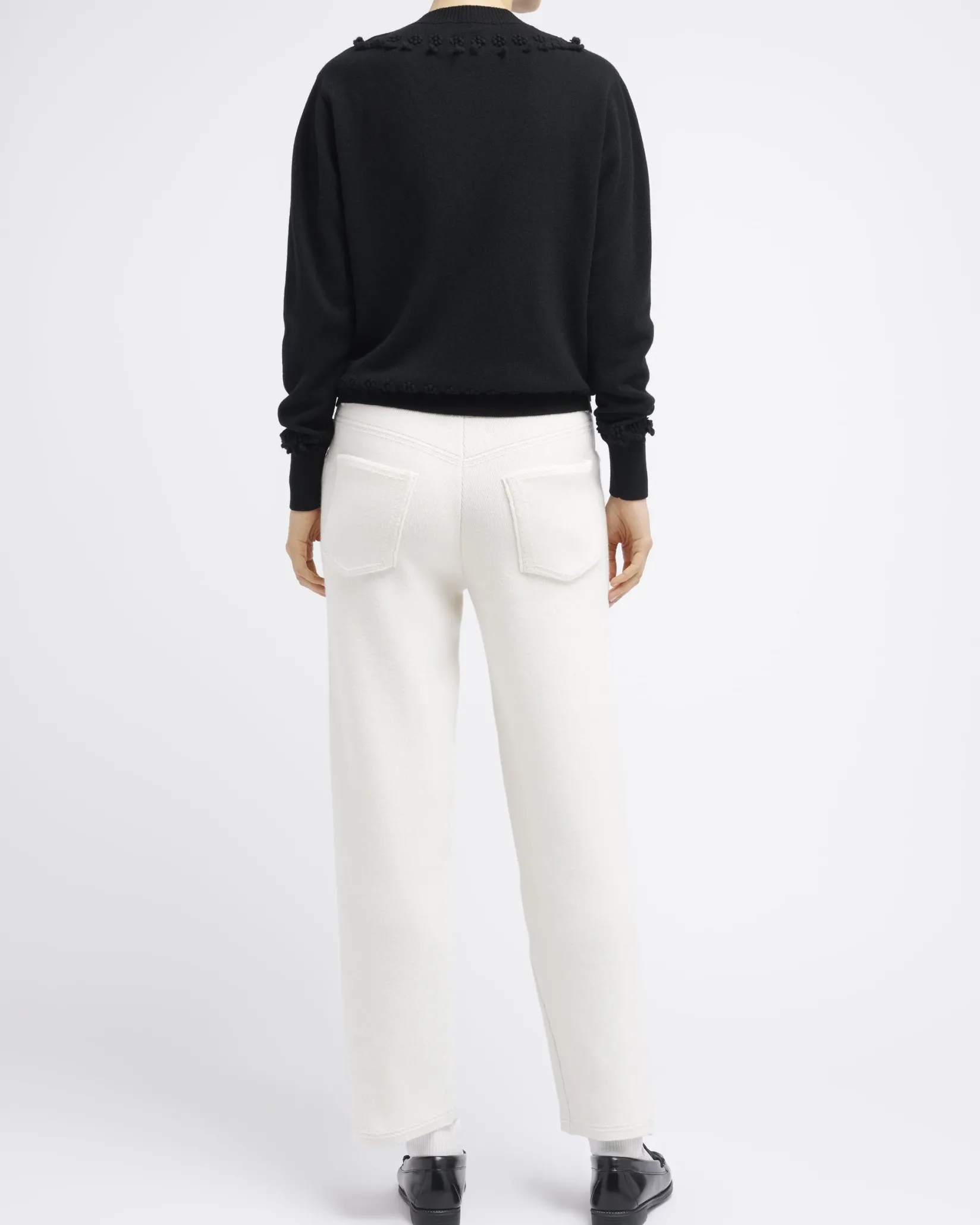 Women Barrie Timeless V-neck cashmere jumper