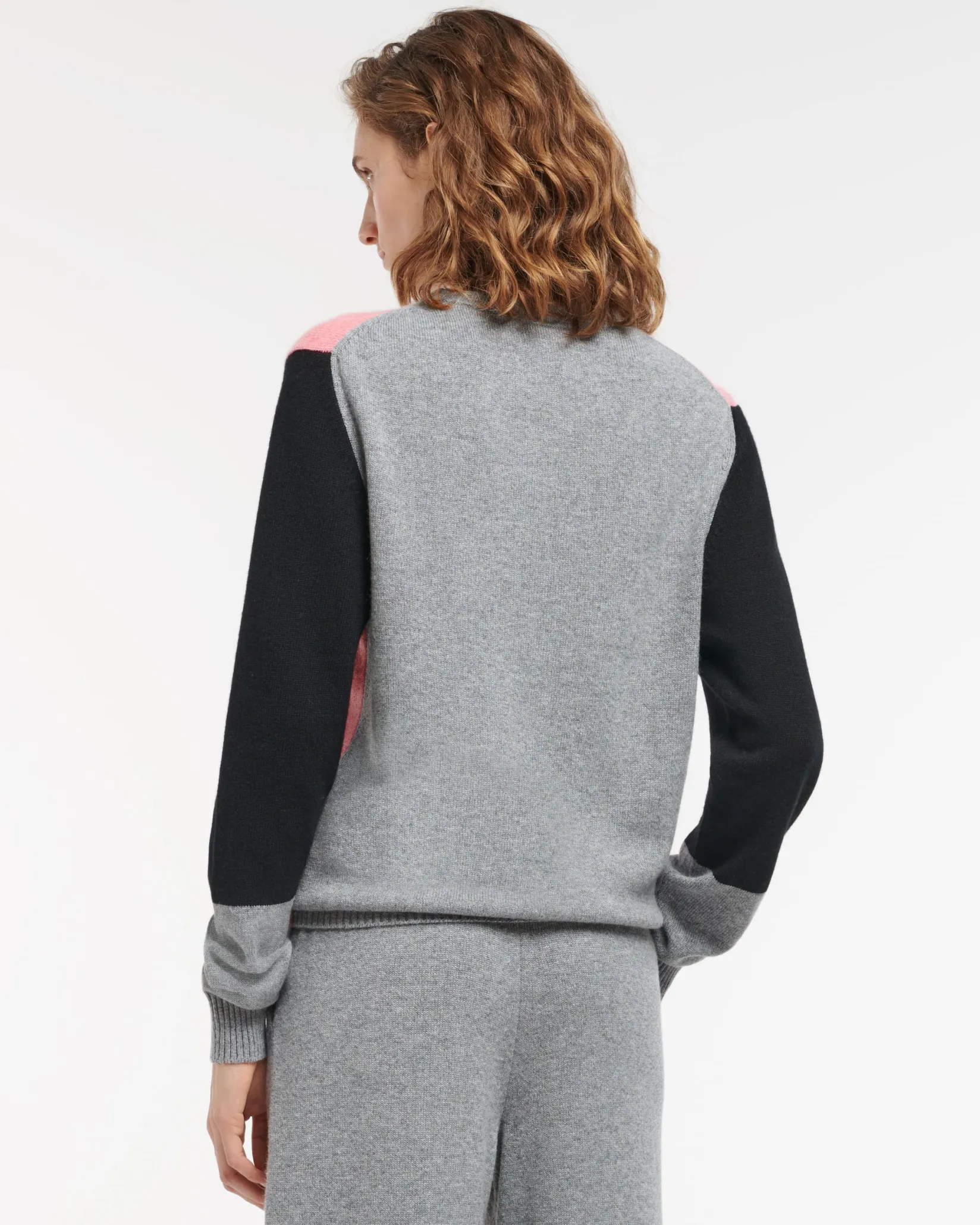 Women Barrie Timeless wide cashmere trousers
