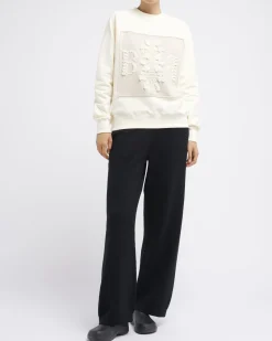 Women Barrie Timeless wide cashmere trousers