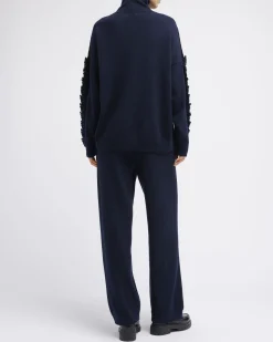 Women Barrie Timeless wide cashmere trousers