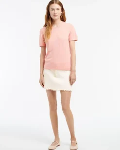 Women Barrie Top in cashmere and silk