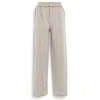 Women Barrie Trousers in cashmere, wool and silk with a chevron motif