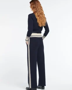Women Barrie Trousers in marled cashmere