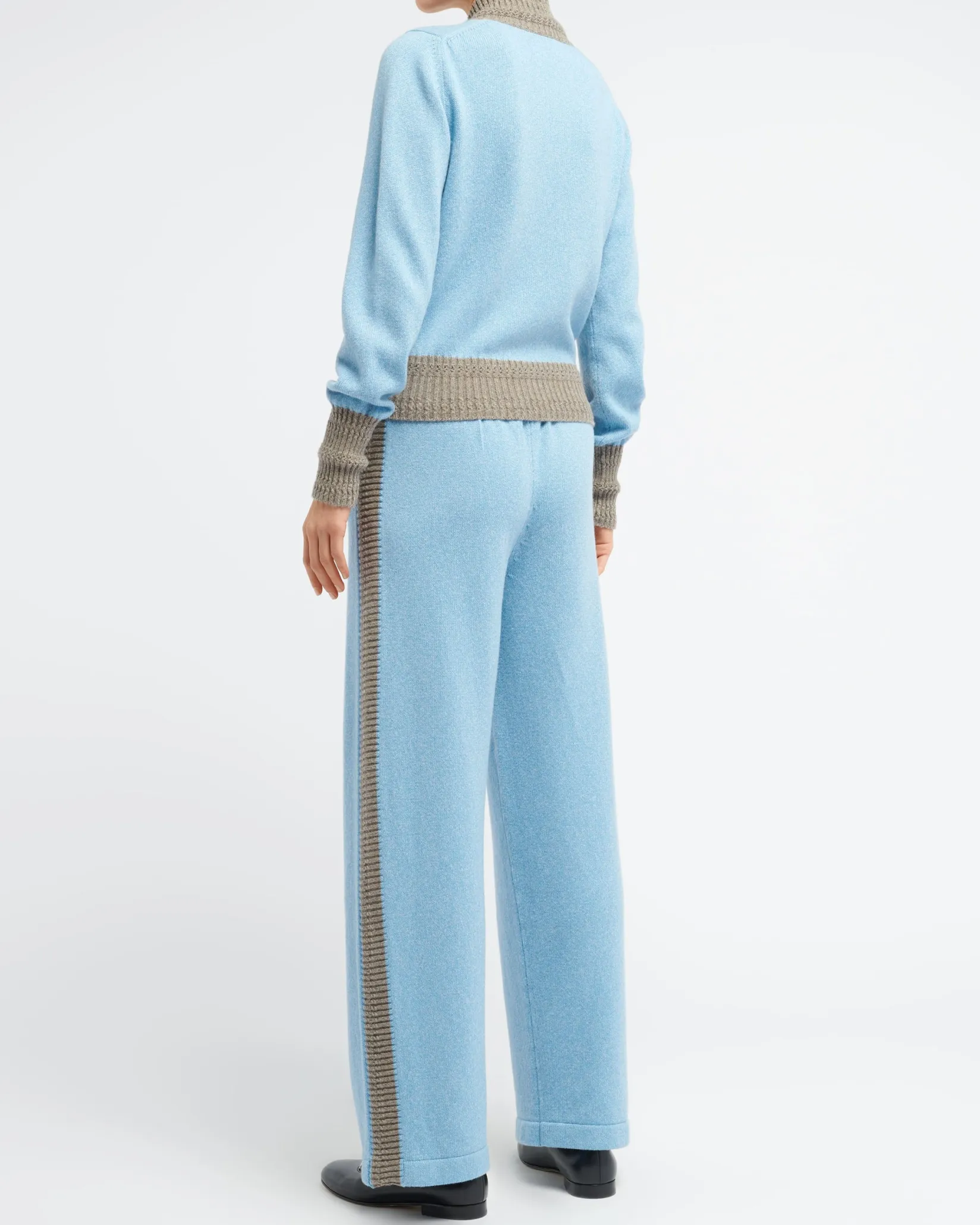 Women Barrie Trousers in marled cashmere