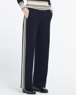 Women Barrie Trousers in marled cashmere