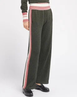 Women Barrie Trousers in marled cashmere